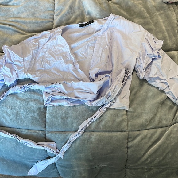 Zara Wrap Top Size S - Picture 2 of 3